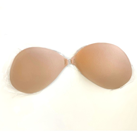 Boomba Other - BOOMBA Sticky Bra Beige Size D Strapless Adhesive Silicone NEW